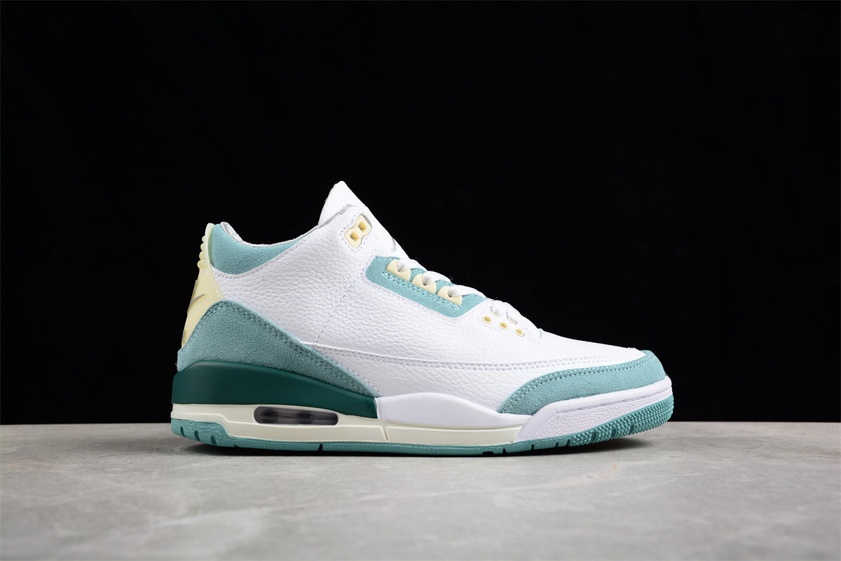 Air Jordan 3 Retro White/Grayish Green