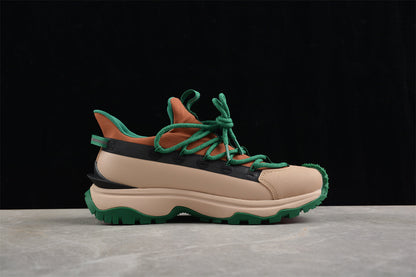 Moncler Trailgrip Lite 2 Beige Brown Green Sneakers