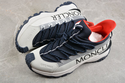 Moncler Trailgrip Lite 2 White Navy Sneakers