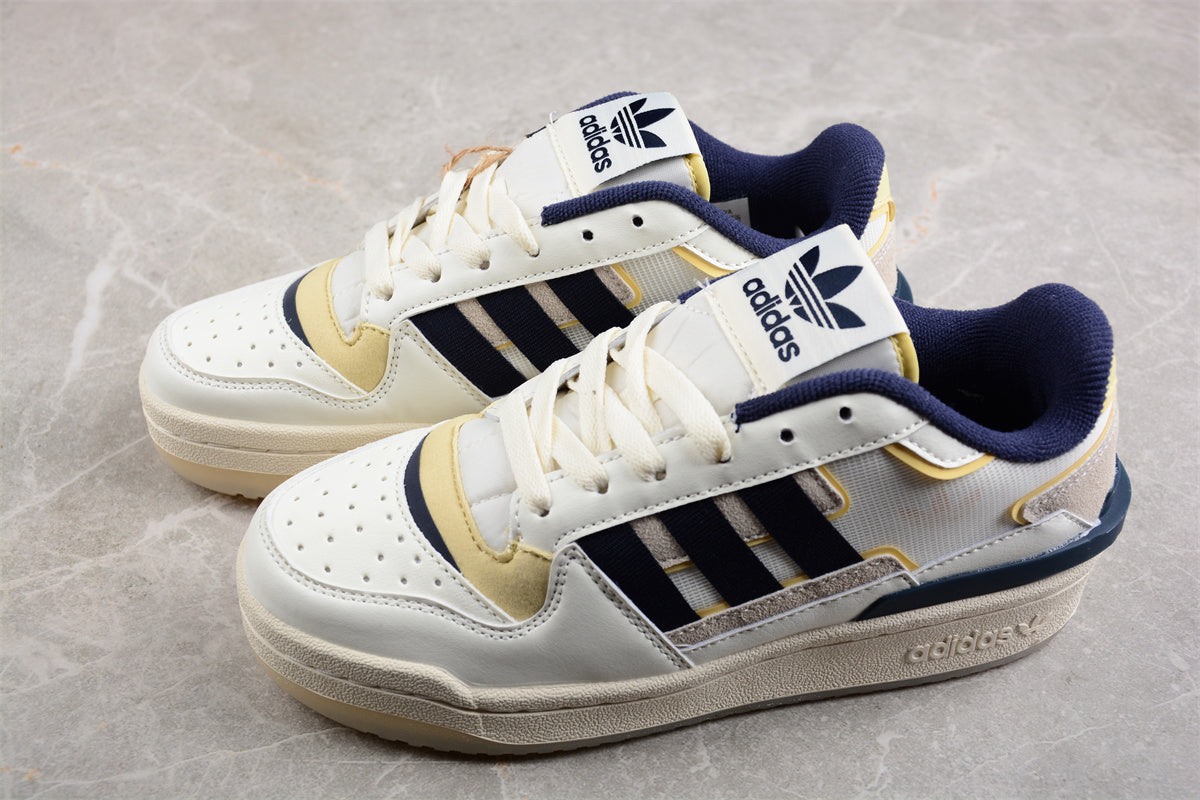 adidas Forum Exhibit Low in Off‑White/Shadow Navy