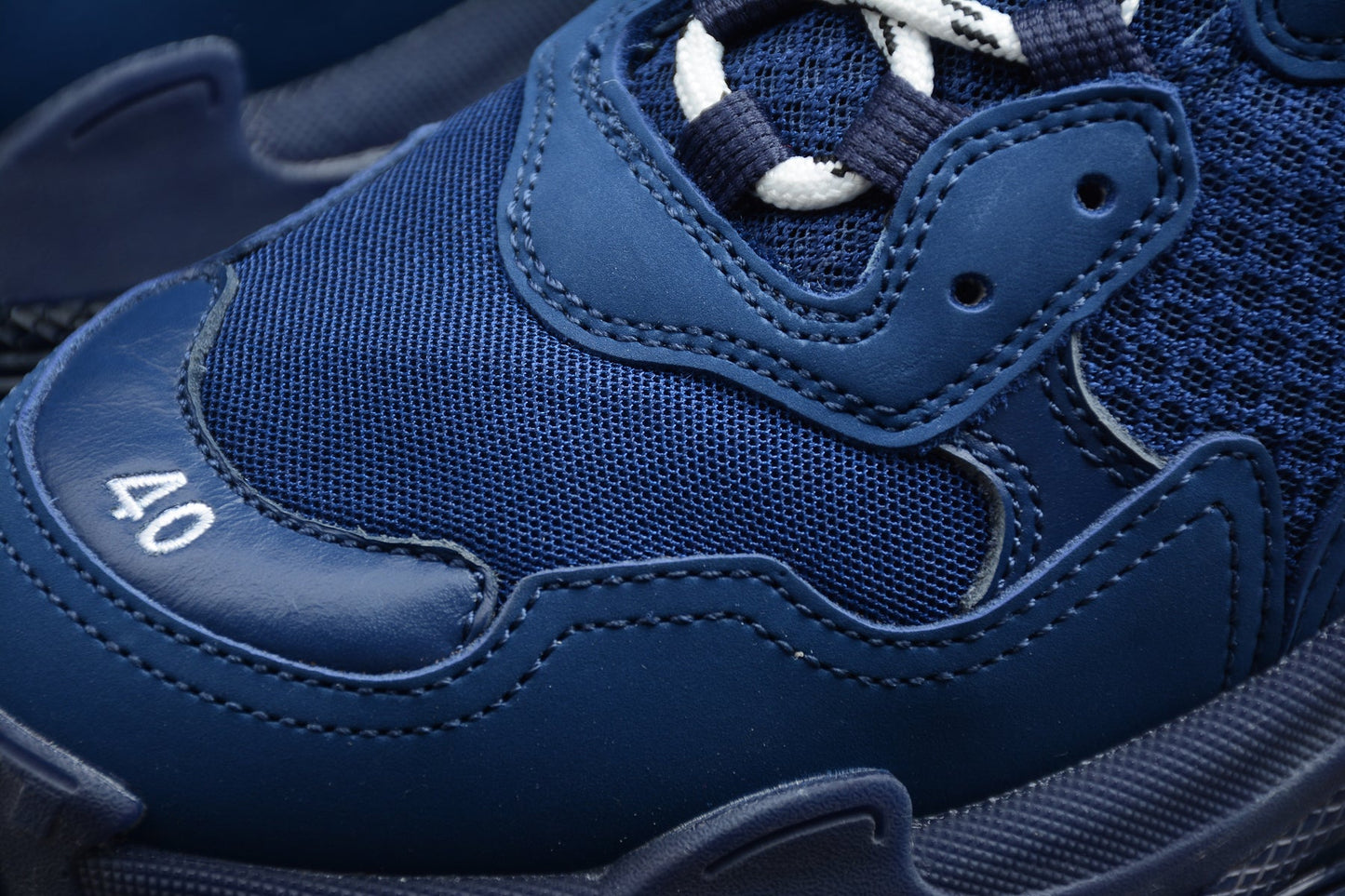 Balenciaga Triple S Blue Sneakers