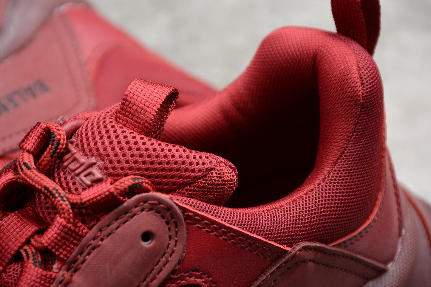 Balenciaga Triple S Burgundy Red Sneakers