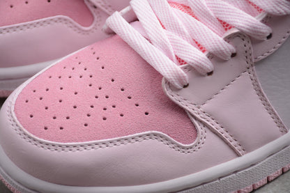 Nike Air Jordan 1 Mid Digital Pink (Women's) Sneakers