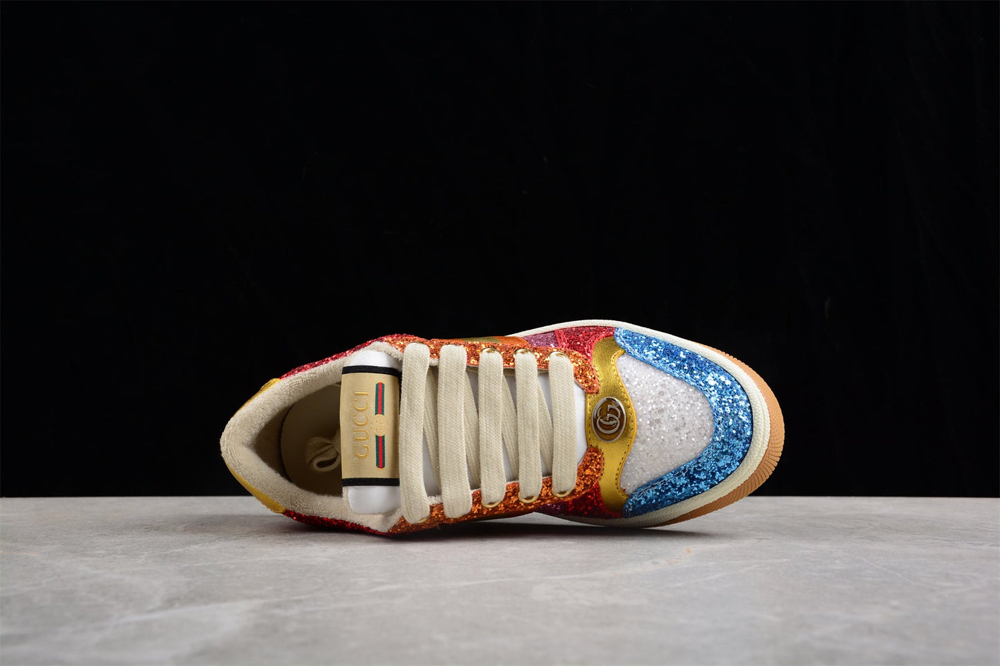 Gucci Glitter Screener Multicolor Sneakers