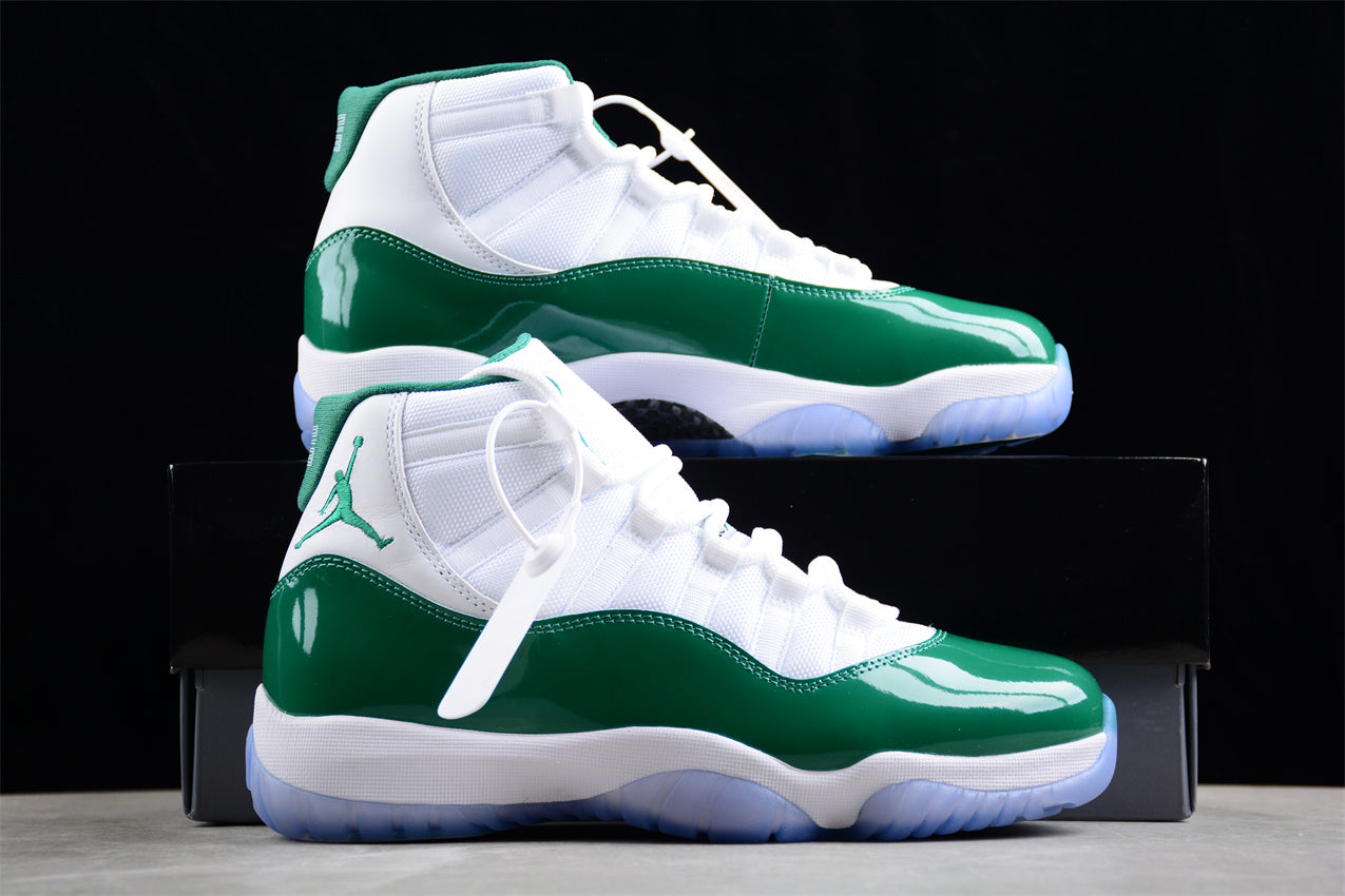 Air Jordan 11 Retro "White and Green"