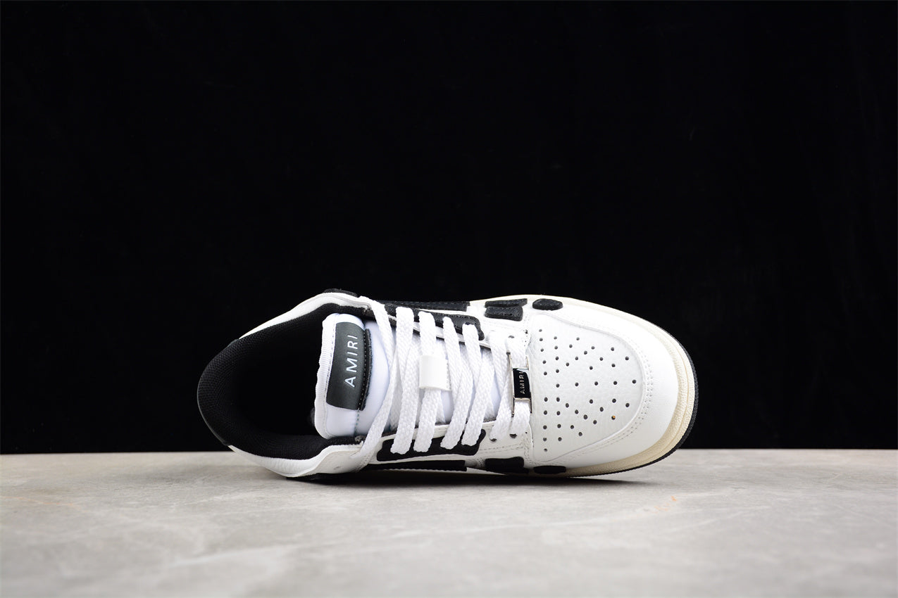 AMIRI Skel Top Low 'White Black'