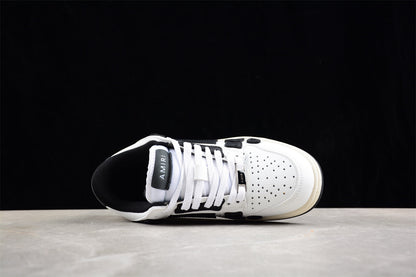 AMIRI Skel Top Low White Black Sneakers