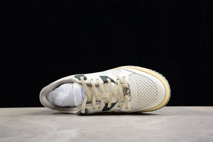 Gucci Distressed Leather Trainer Sneakers