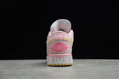 Air Jordan 1 Low GS Strawberry Ice Cream (Women's) Sneakers