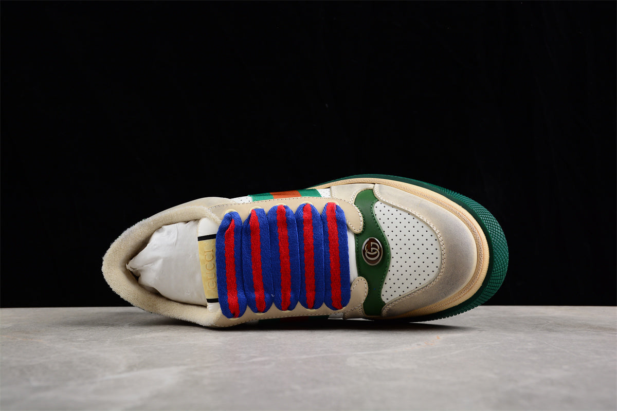 Gucci Screener Off-White Web Stripe Sneakers