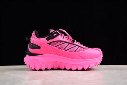Moncler Trailgrip Panelled Pink Sneakers