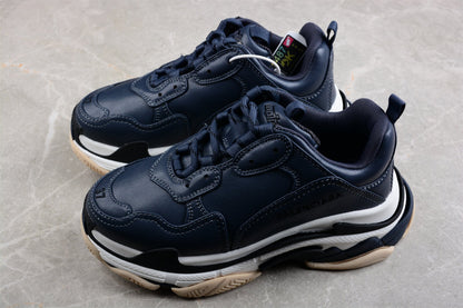 Balenciaga Triple S Blue White Sneakers