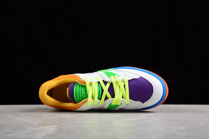 Gucci Basket Low White Blue Leather Sneakers