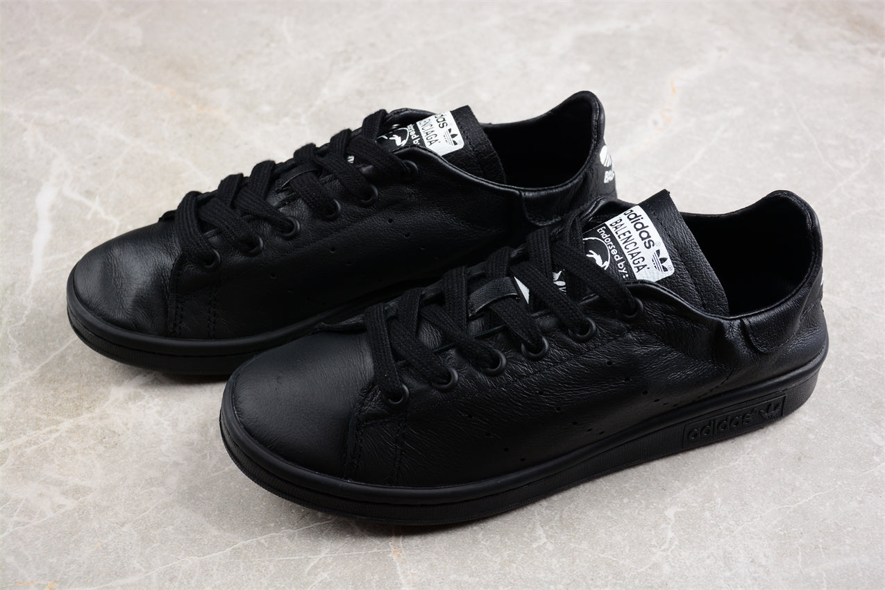 Balenciaga x adidas Stan Smith Black Sneakers