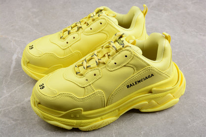 Balenciaga Triple S Yellow Sneakers