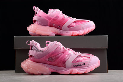 Balenciaga Track Clear Sole Pink Women’s Sneakers