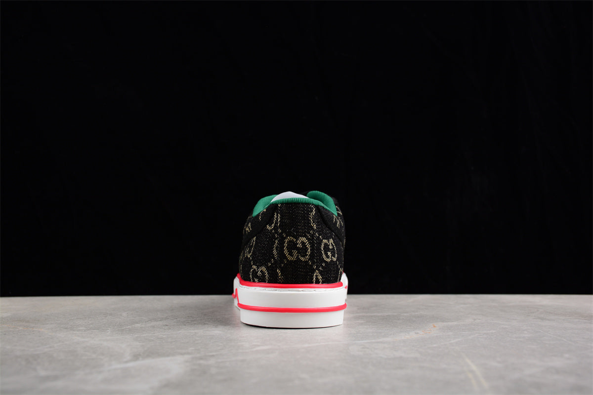 Gucci Tennis 1977 GG Canvas Black Ivory Sneakers