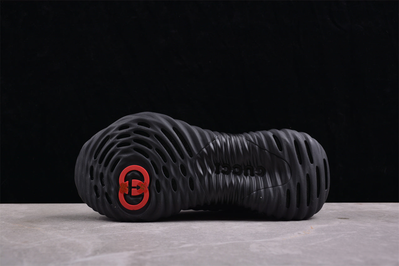 Gucci Ripple Black Leather Sneakers