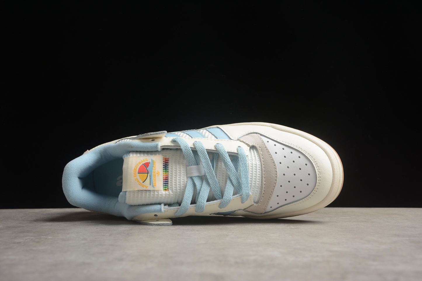 Adidas Forum Low Cream White Blue Bird Sneakers