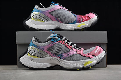 Balenciaga Stapler Grey Pink Sneakers