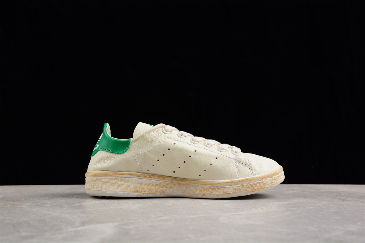 Balenciaga x adidas Stan Smith White Green Sneakers