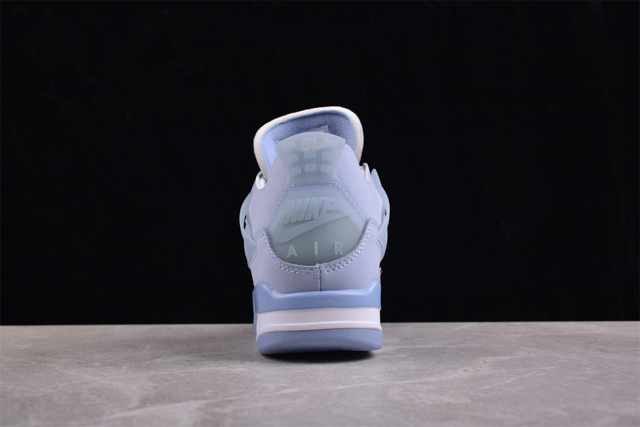 Off-White x Air Jordan 4 Custom "Blue Sail"