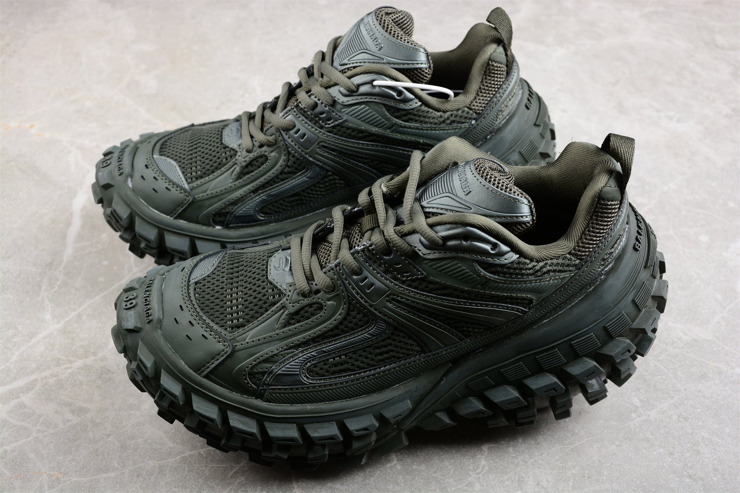 Balenciaga Defender Khaki Sneakers