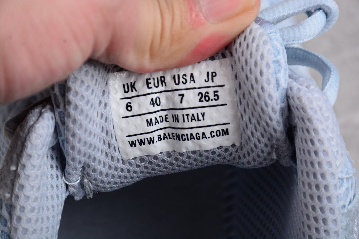 Balenciaga Phantom Light Blue Sneakers