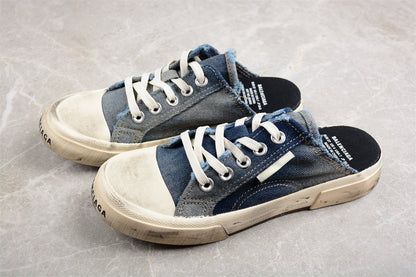 Balenciaga Paris Mule Denim Blue