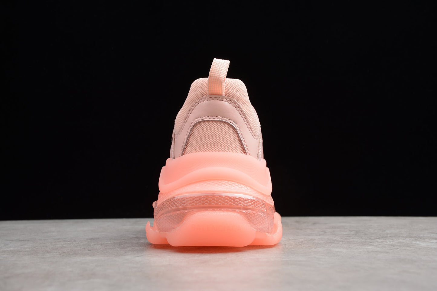 Balenciaga Women’s Triple S Light Pink Clear Sole Sneakers