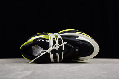 Balmain Unicorn Black Yellow Trainers