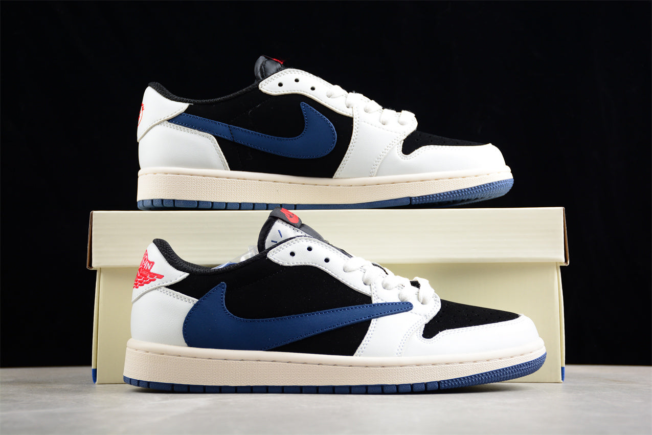 Air Jordan 1 Low x Travis White Blue