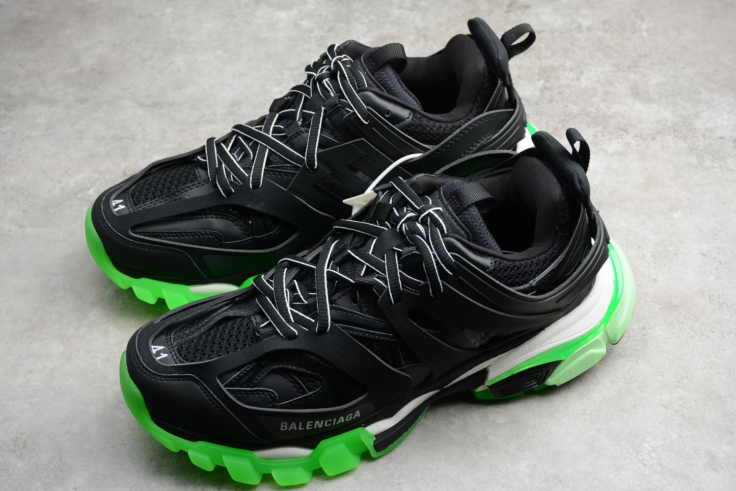 Balenciaga Track Black Glow In The Dark Sneakers