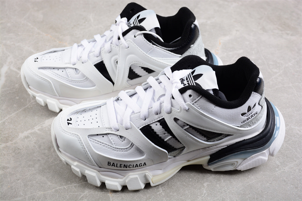 Balenciaga x Adidas Track Forum White Sneakers
