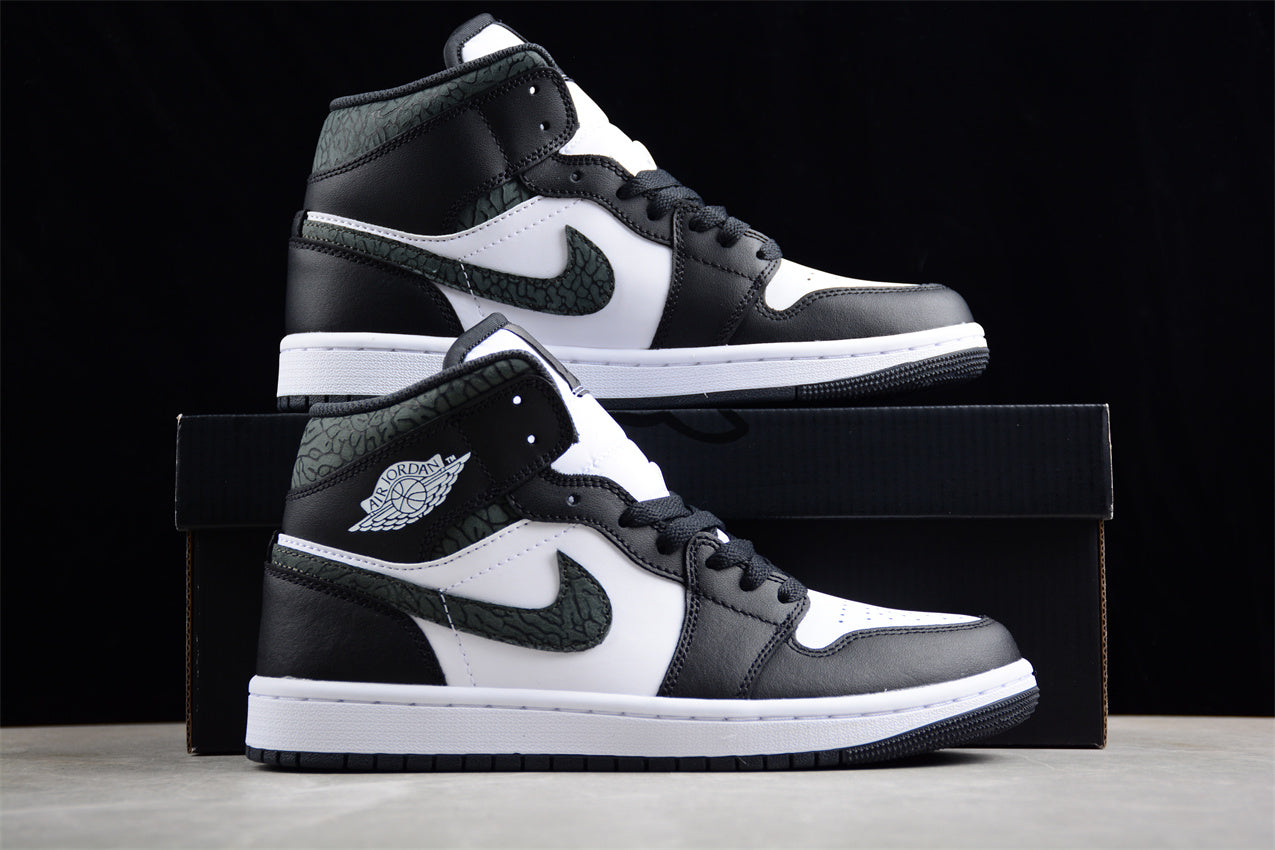 Air Jordan 1 Mid SE "Panda Elephant"
