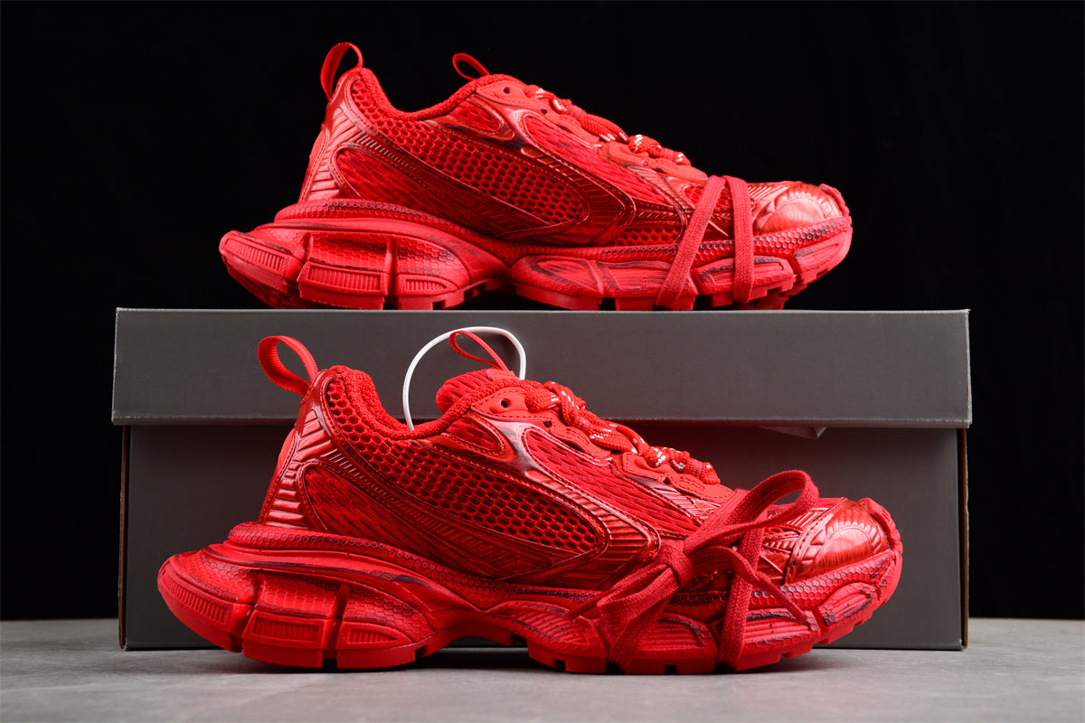 Balenciaga 3XL Red Sneakers