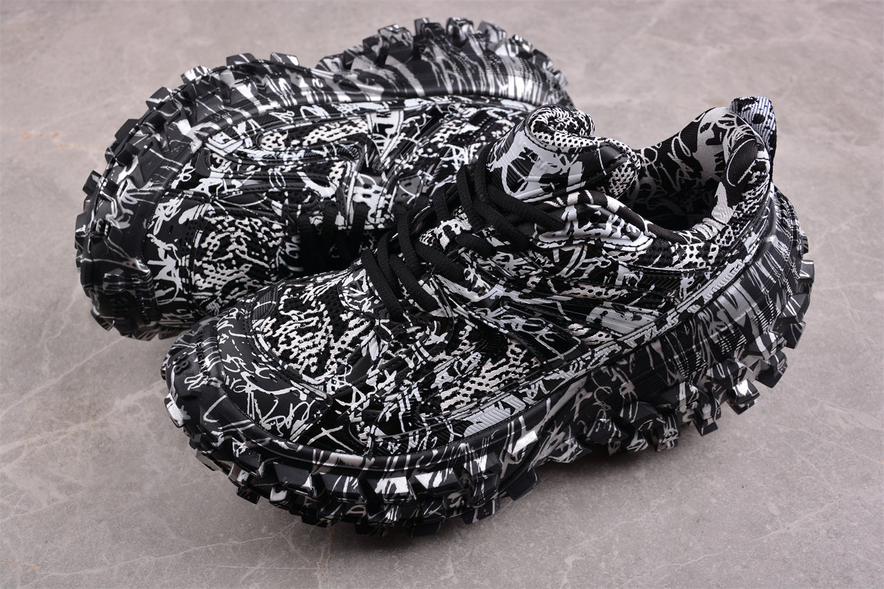 Balenciaga Defender Graffiti Sneakers