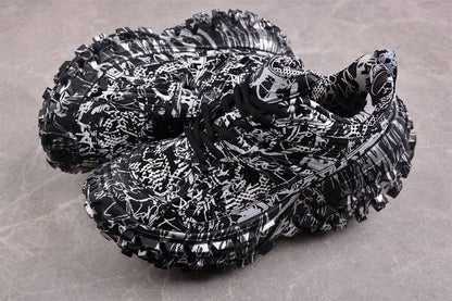 Balenciaga Defender Graffiti Sneakers