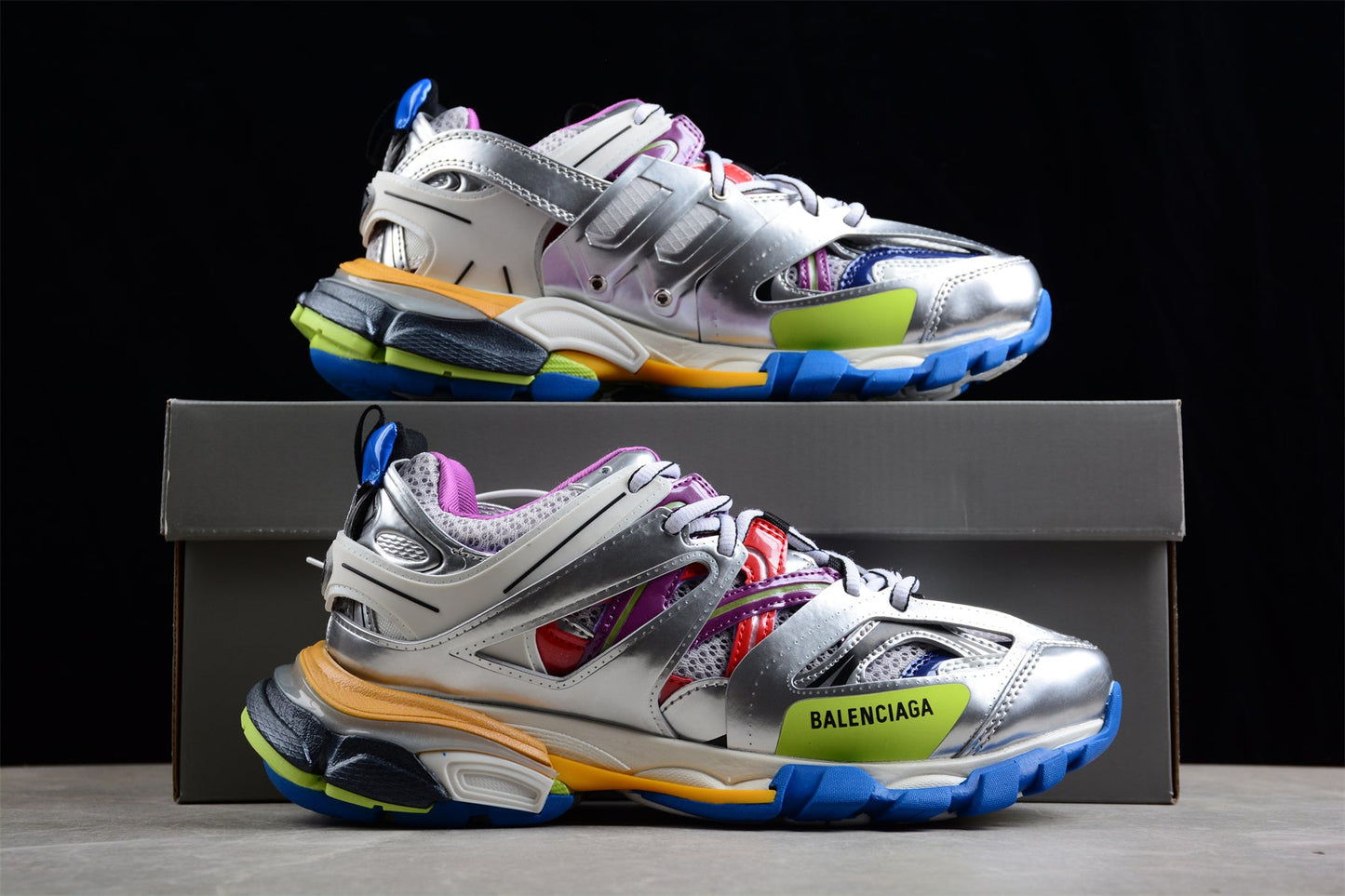 Balenciaga Track Metallic Multi Sneakers