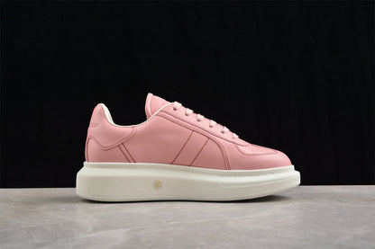 Alexander McQueen Oversized Pink Leather Sneakers
