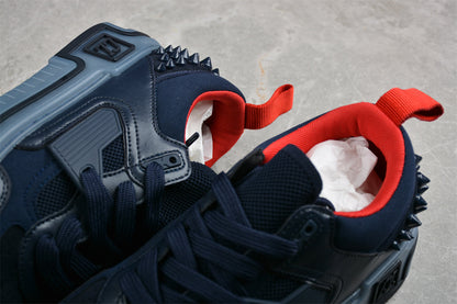 Christian Louboutin Astroloubi Lace-Up Navy Blue
