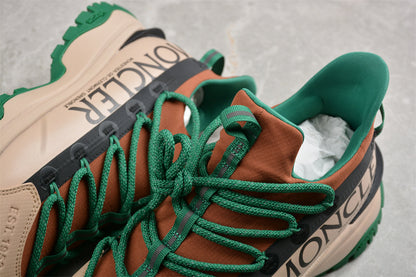 Moncler Trailgrip Lite 2 Beige Brown Green Sneakers
