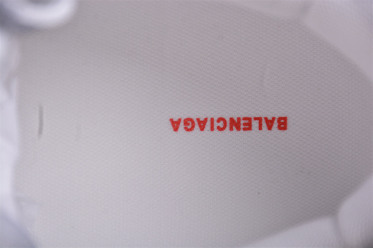 Balenciaga 10XL White Red Orange Mesh Sneakers