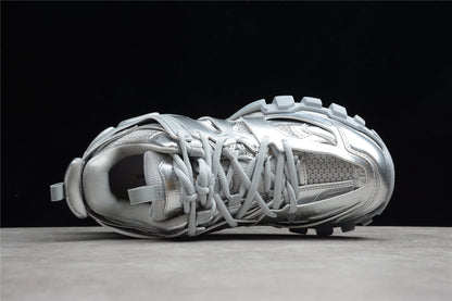 Women's Silver Track Lifestyle Sneakers