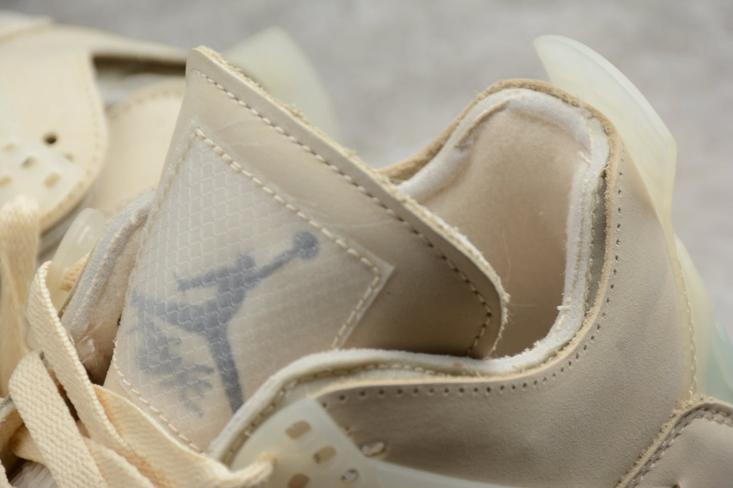 Off-White x Air Jordan 4 Retro SP "Sail"