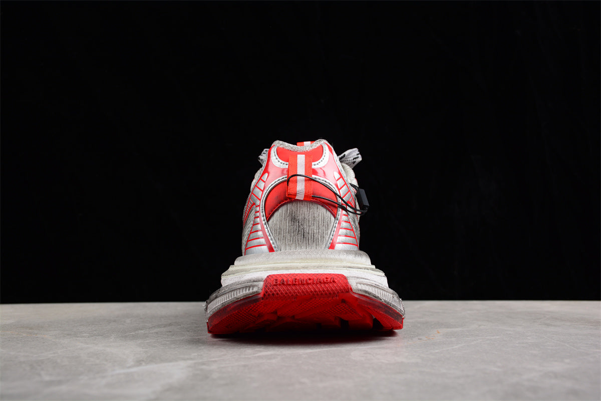 Balenciaga 3XL Mesh White Red Sneakers