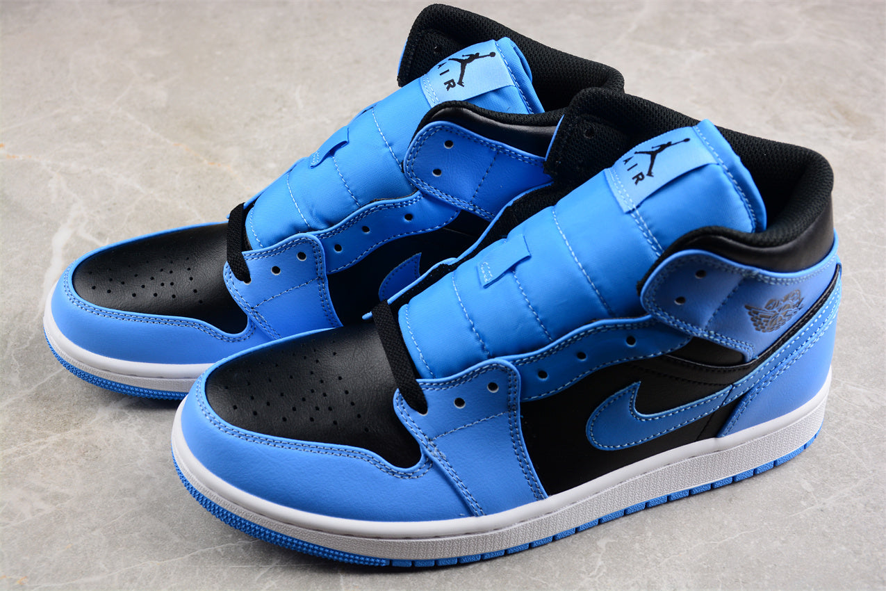 Air Jordan 1 Mid "University Blue/Black-White"