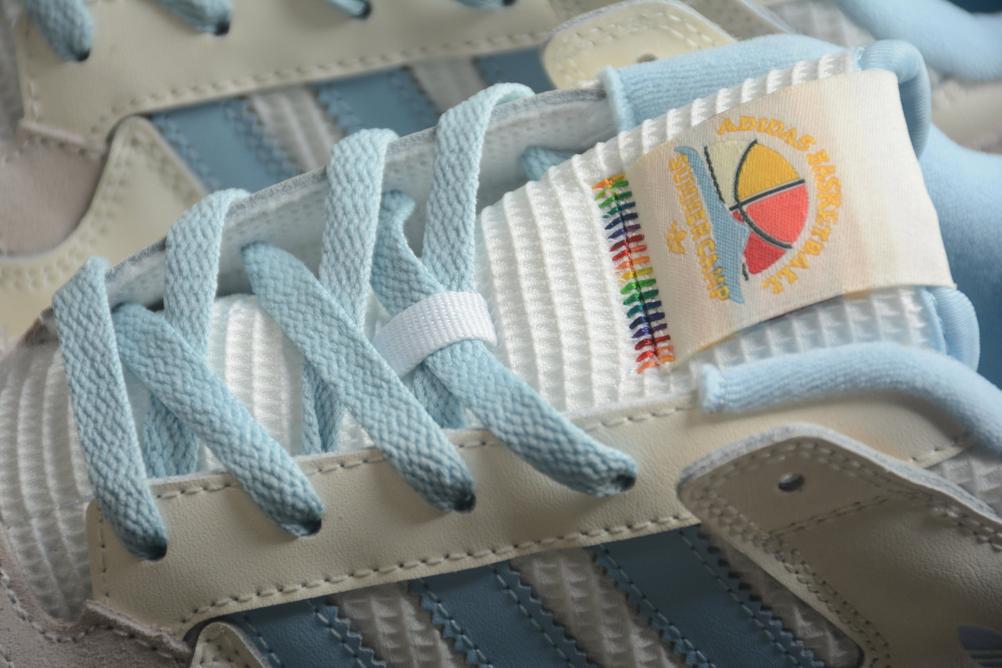 Adidas Forum Low Cream White Blue Bird Sneakers