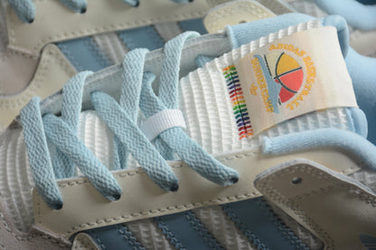 Adidas Forum Low Cream White Blue Bird Sneakers