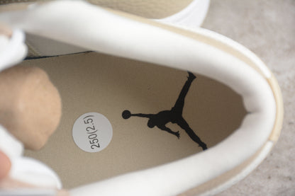 Air Jordan 1 Low SE Sail Rattan Sneakers
